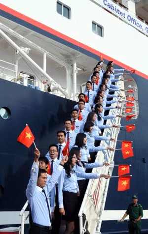 Lễ đón tàu Thanh niên Đông Nam Á ảnh 2