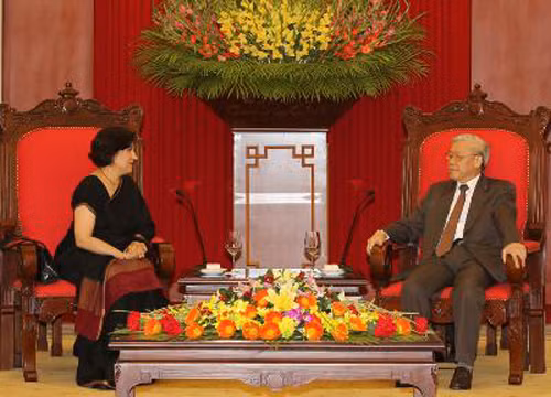Tổng Bí thư Nguyễn Phú Trọng tiếp Đại sứ Ấn Độ ảnh 1