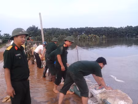 Bộ Tư lệnh Thủ đô huy động 100% cán bộ, chiến sỹ trực bão ảnh 1