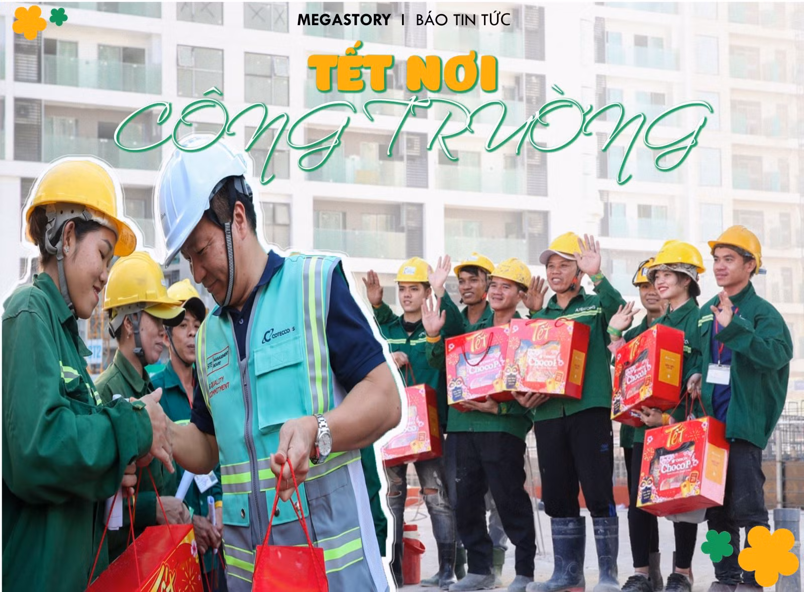 Tết nơi công trường