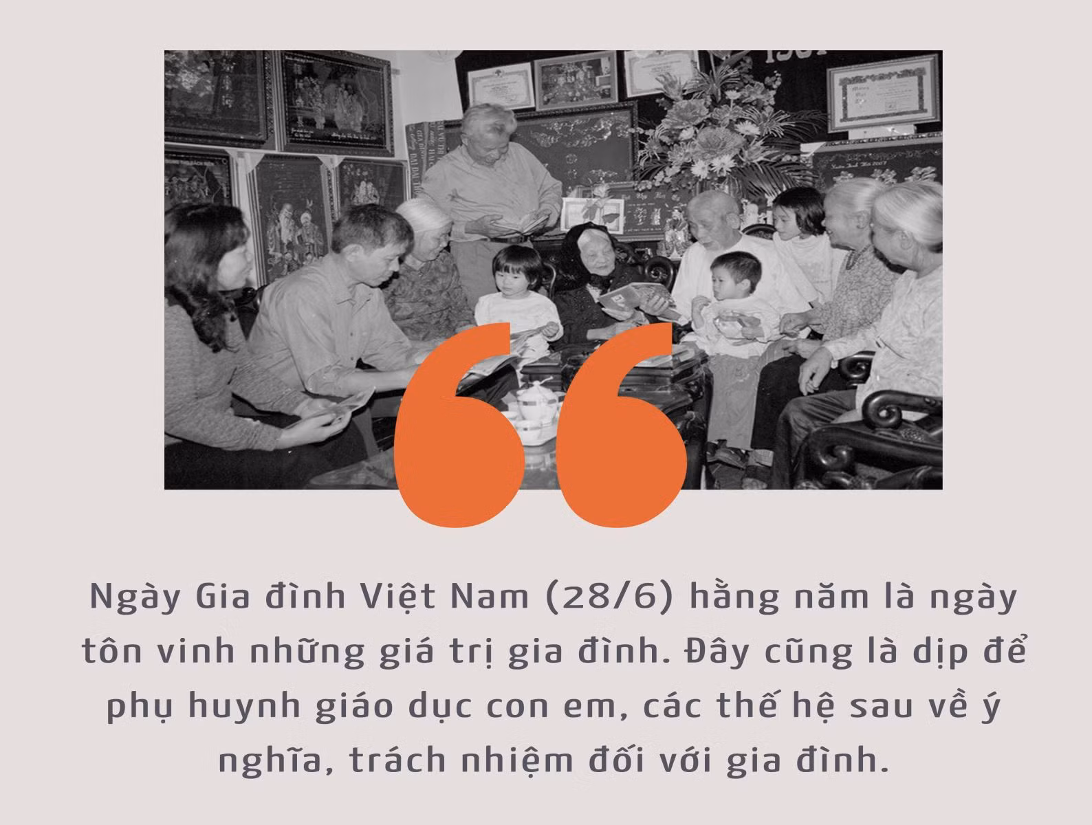 Ngày Gia đình Việt Nam 28/6: Vì một gia đình hạnh phúc ảnh 5