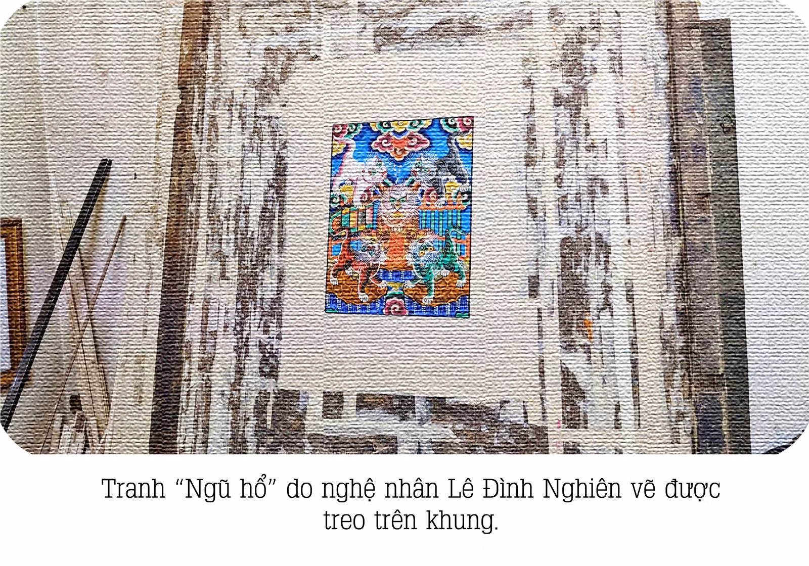 Năm Dần xem tranh 'Ngũ hổ' Hàng Trống ảnh 2