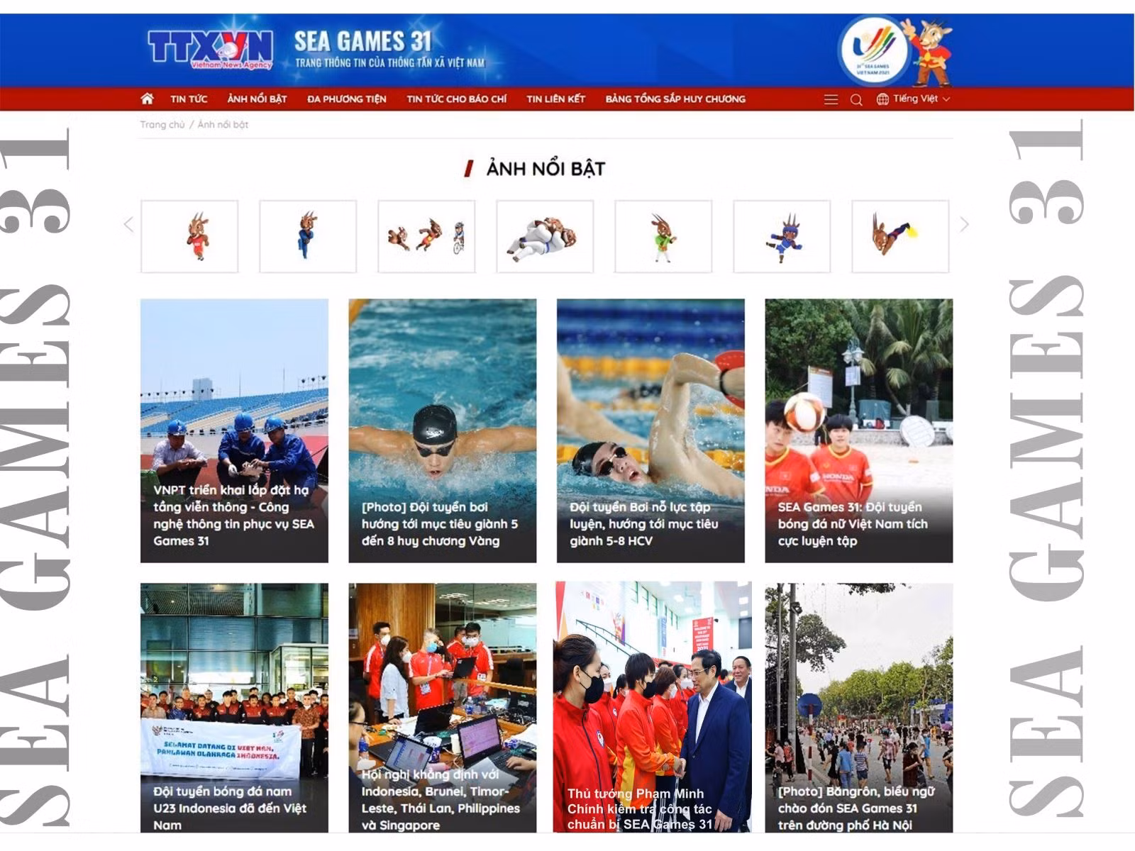 Trang thông tin của TTXVN đã thu hút số lượng người truy cập ấn tượng.