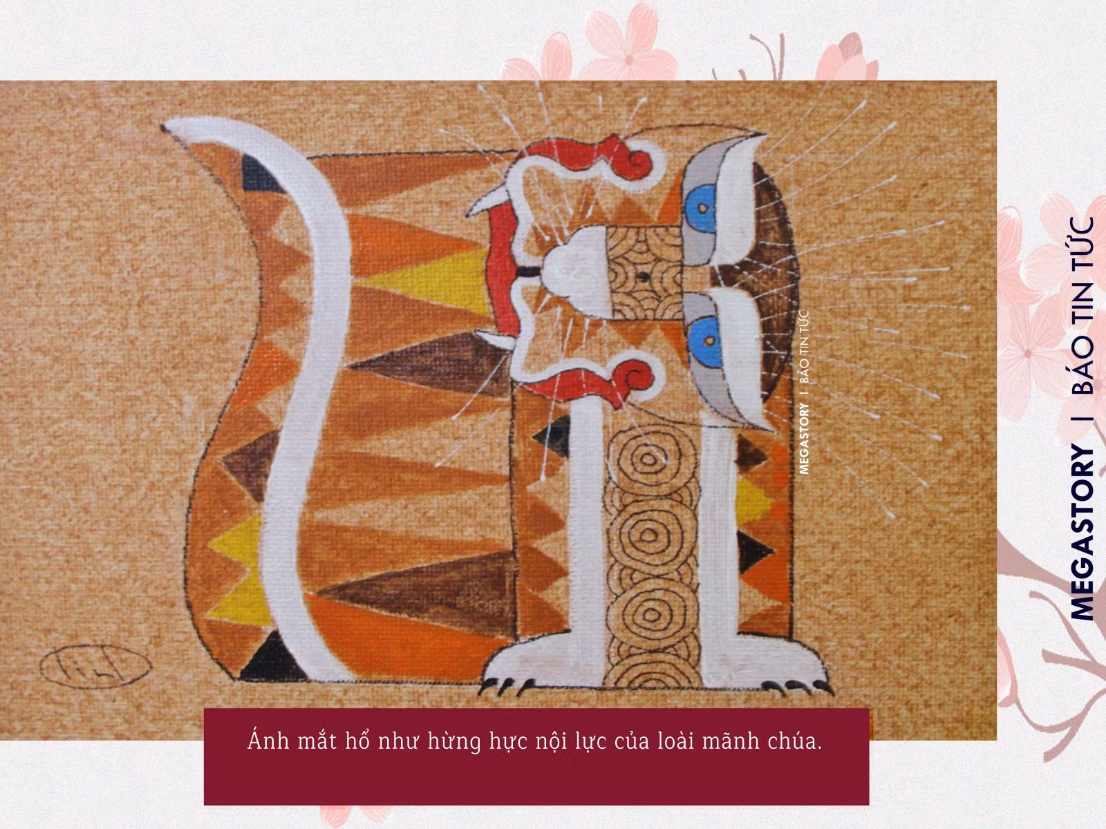 Tào Linh vẽ hổ ảnh 8