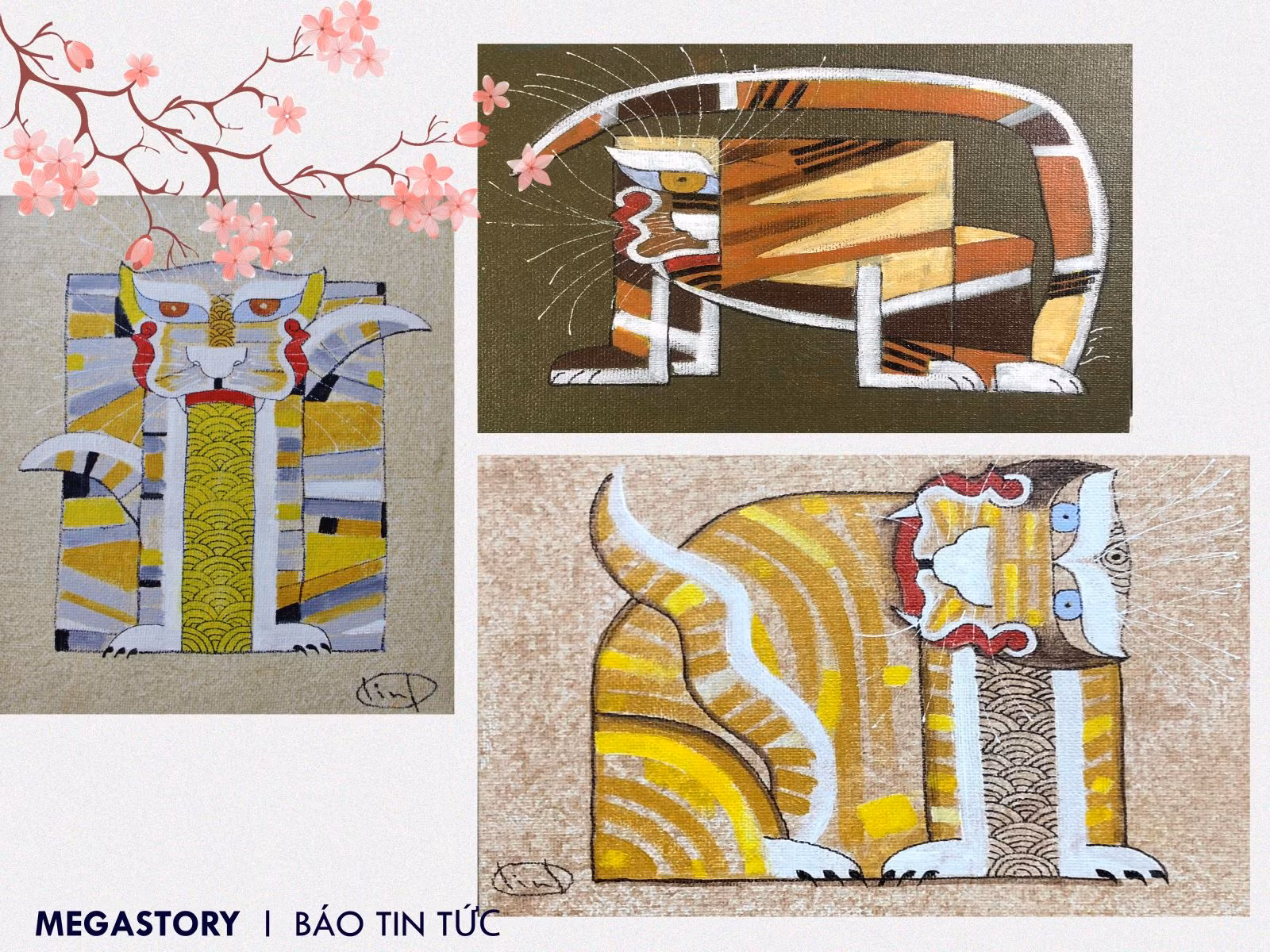 Tào Linh bén duyên với đề tài vẽ tranh con giáp, tranh con giống từ lâu.