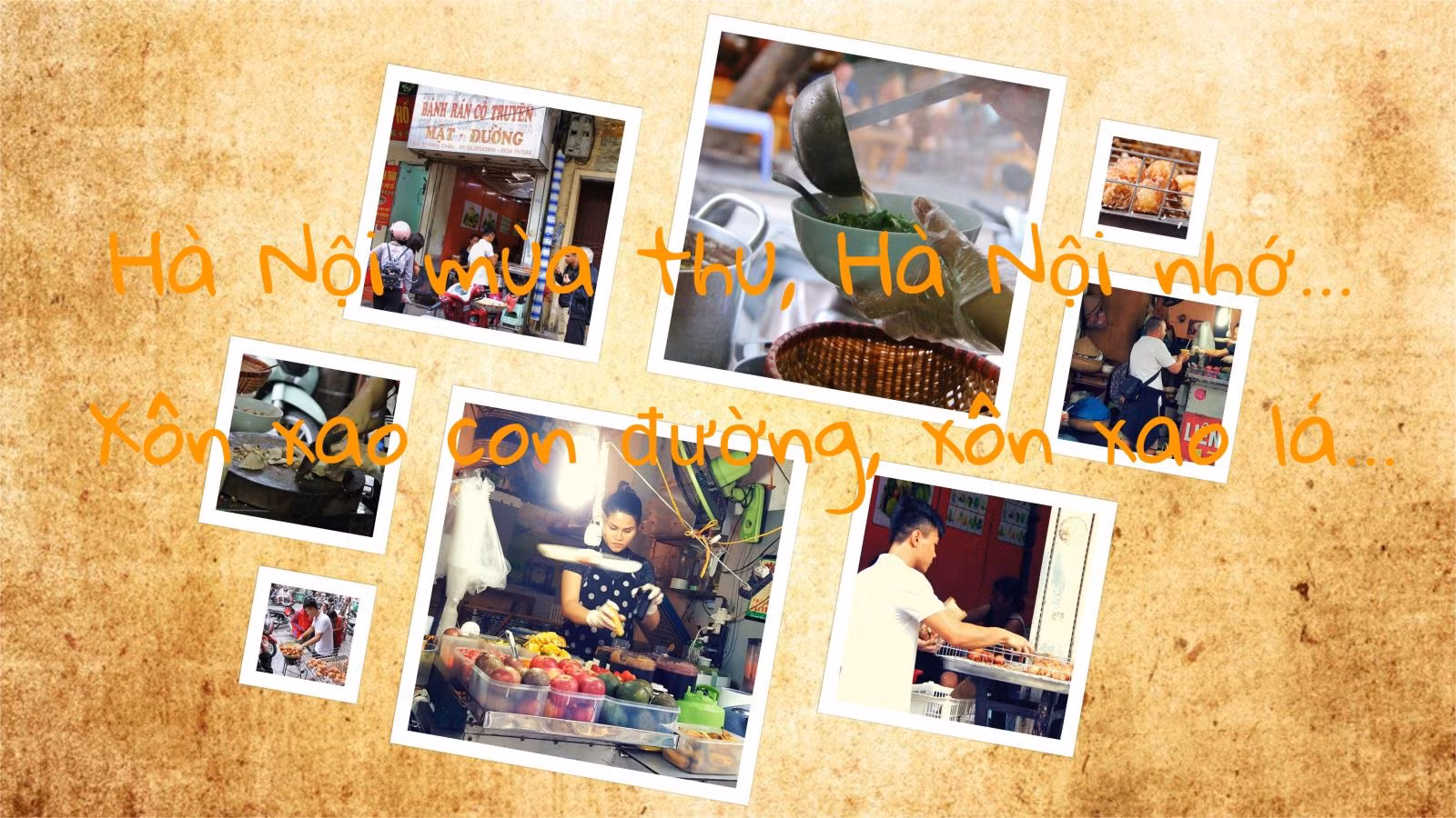 Hà Nội mùa thu, Hà Nội nhớ. Xôn xao con đường, xôn xao lá…