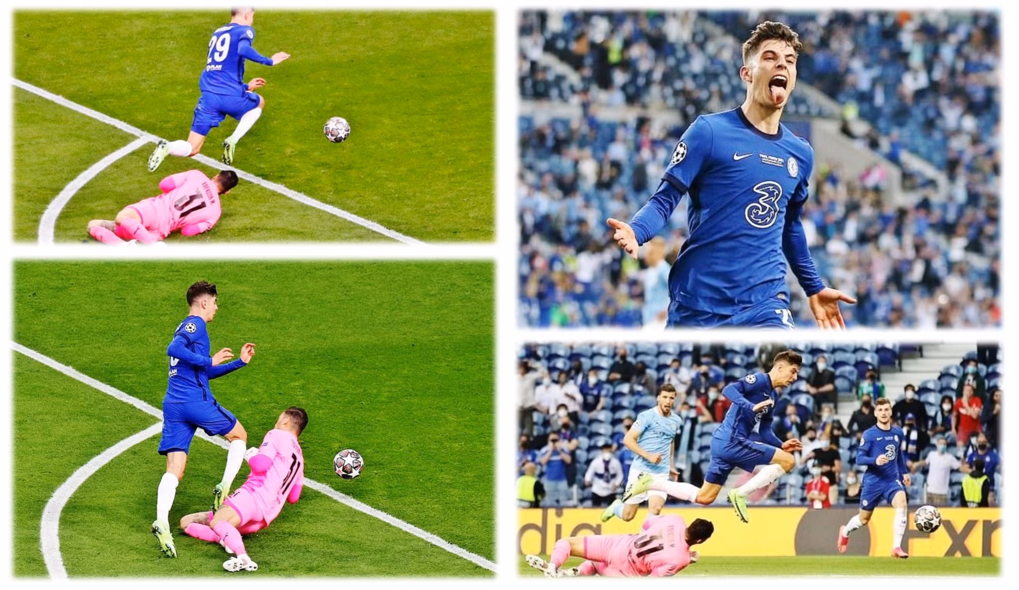Nỗ lực của Kai Havertz đã làm nên bàn thắng duy nhất cho Chelsea vào lưới Manchester City.