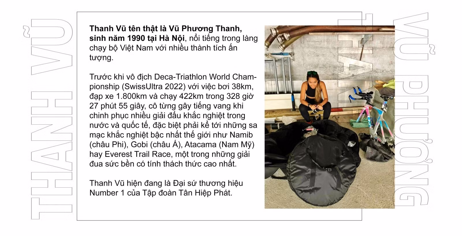 Thanh Vũ - người phụ nữ vô địch ba môn phối hợp khắc nghiệt nhất hành tinh ảnh 4