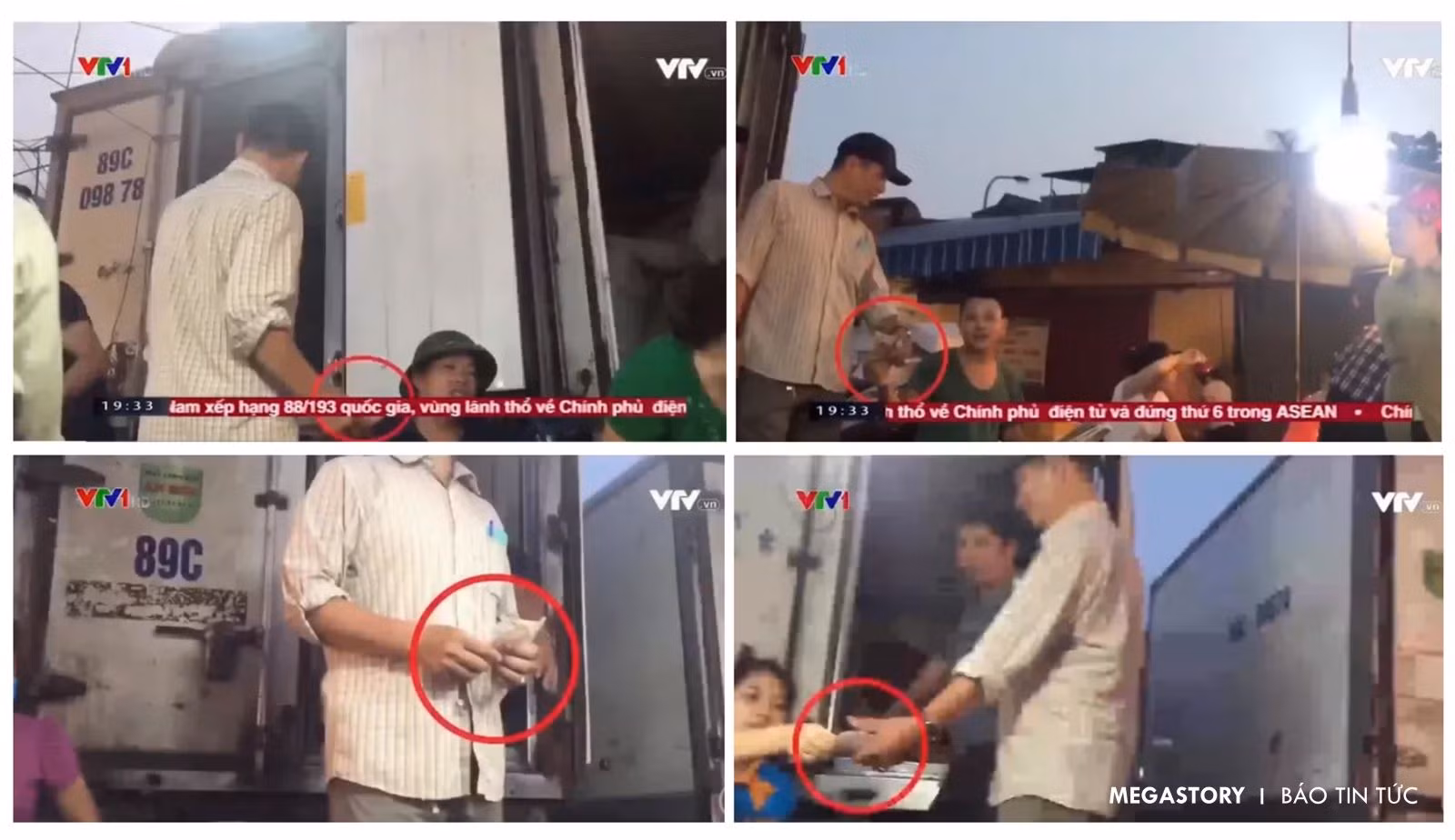 Một số hình ảnh trong loạt phóng sự về tình trạng “bảo kê” tại chợ Long Biên.