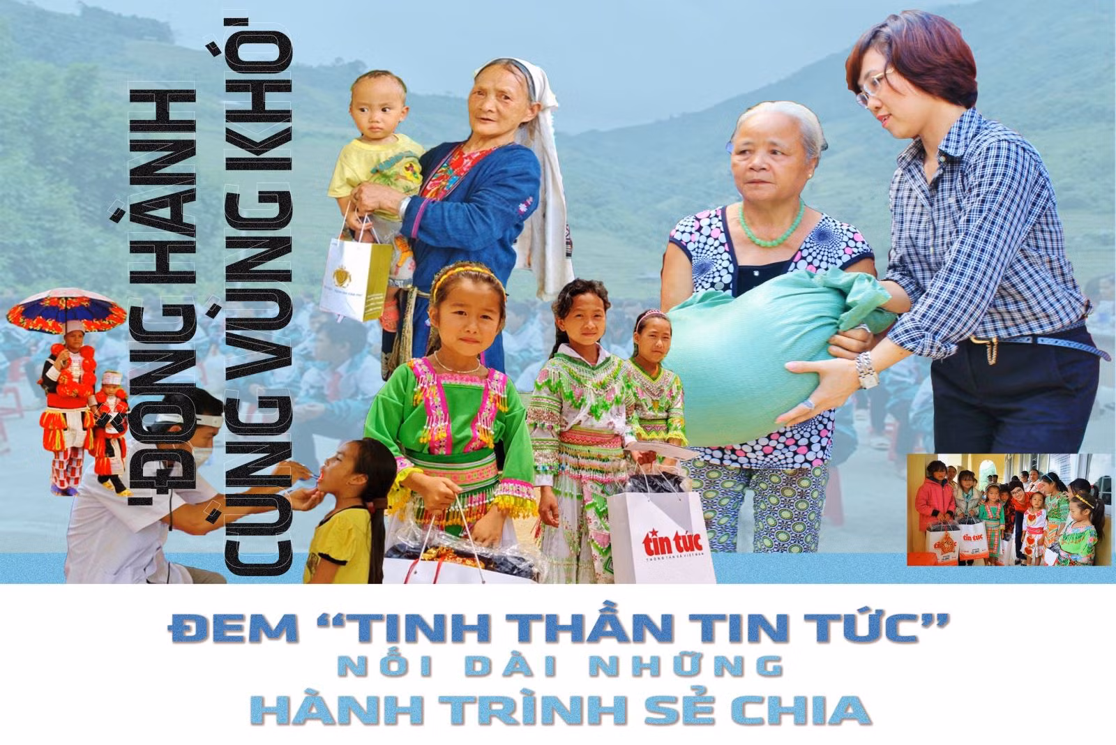 'Đồng hành cùng vùng khó' - Đem ‘tinh thần Tin tức’ nối dài những hành trình sẻ chia