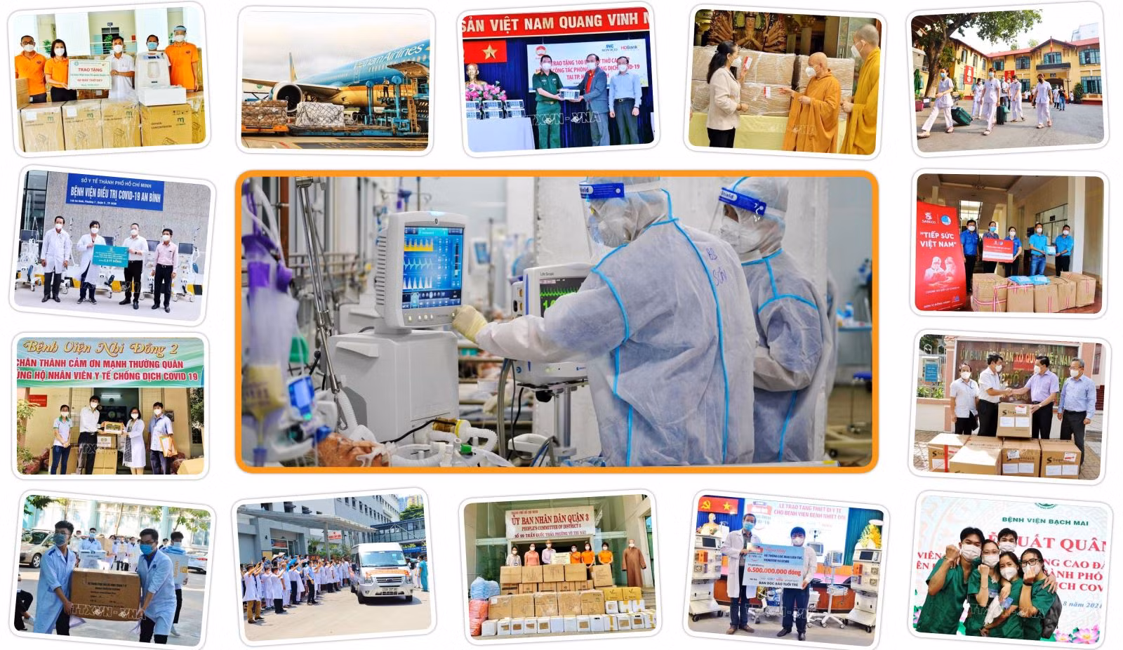 Từ sự huy động của ngành Y tế, mọi doanh nghiệp, tổ chức tham gia hỗ trợ nguồn lực cho công tác phòng, chống dịch COVID-19.