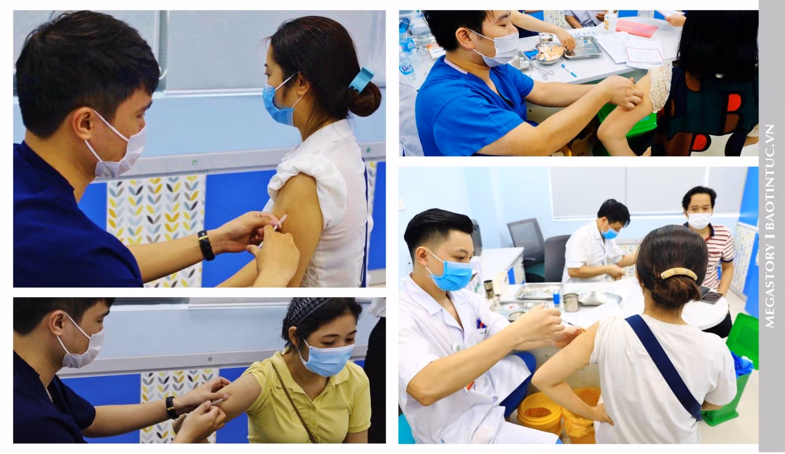 Triển khai tiêm vaccine ngừa COVID-19 cho đội ngũ phóng viên TTXVN.