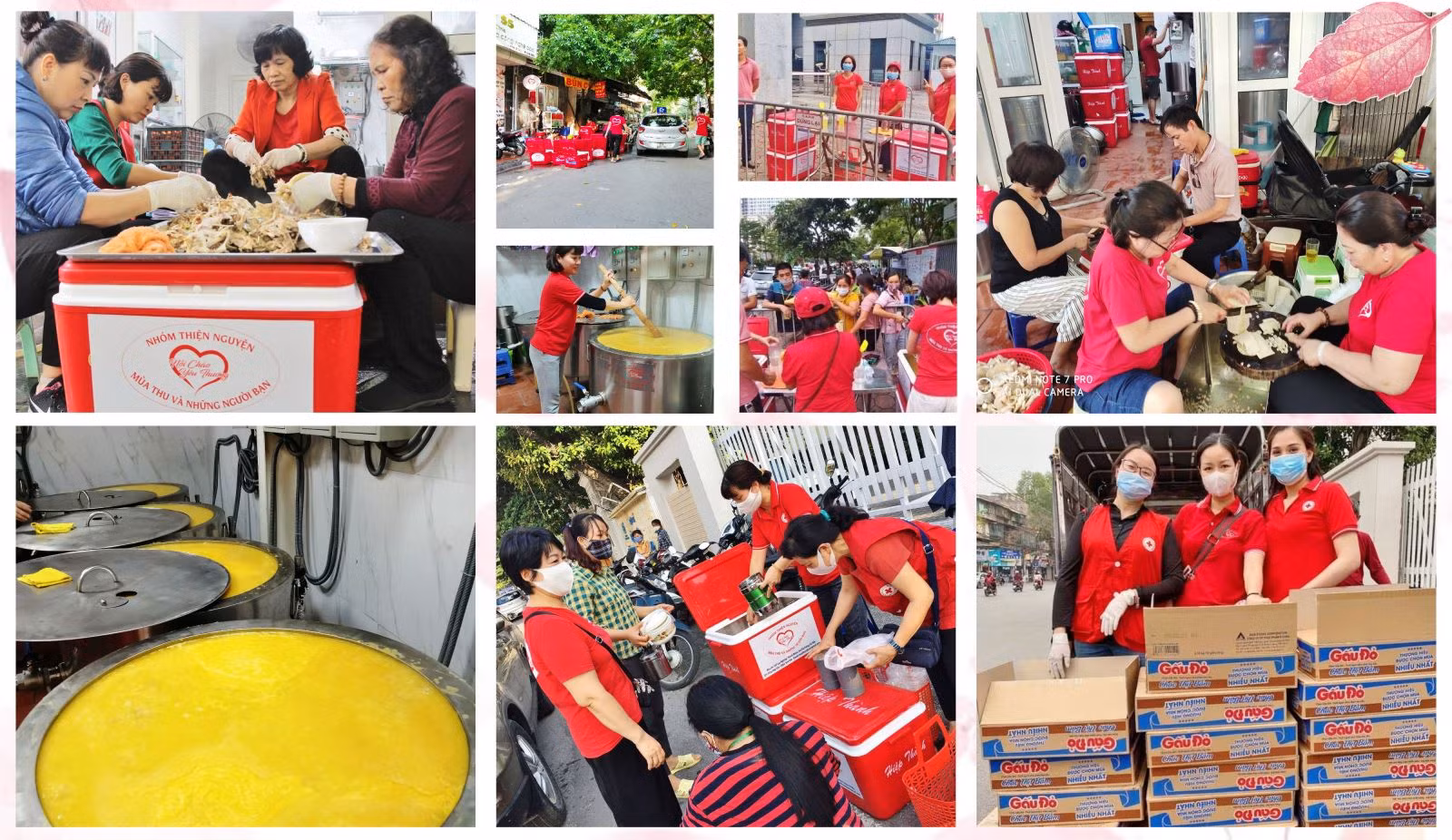 Suốt hành trình 5 năm qua, cứ đều đặn mỗi tuần 3 lần, những nồi cháo thơm ngon lại được các tình nguyện viên nấu gửi tặng miễn phí cho các bệnh nhân ở các bệnh viên ở Hà Nội.