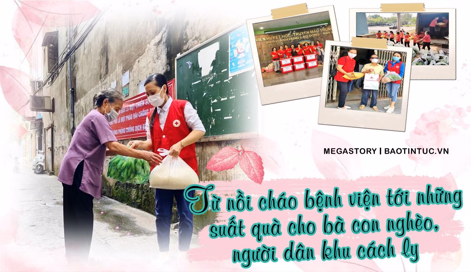 Từ nồi cháo bệnh viện tới những suất quà cho bà con nghèo, người dân khu cách ly