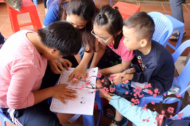 Tiếp nối chuỗi hoạt động thiện nguyện, Công đoàn báo Tin tức phối hợp cùng Chi đoàn thanh niên của báo đã tổ chức chương trình từ thiện tại mái ấm Thánh Tâm thuộc giáo xứ Xuy Xá, huyện Mỹ Đức (Hà Nội).
