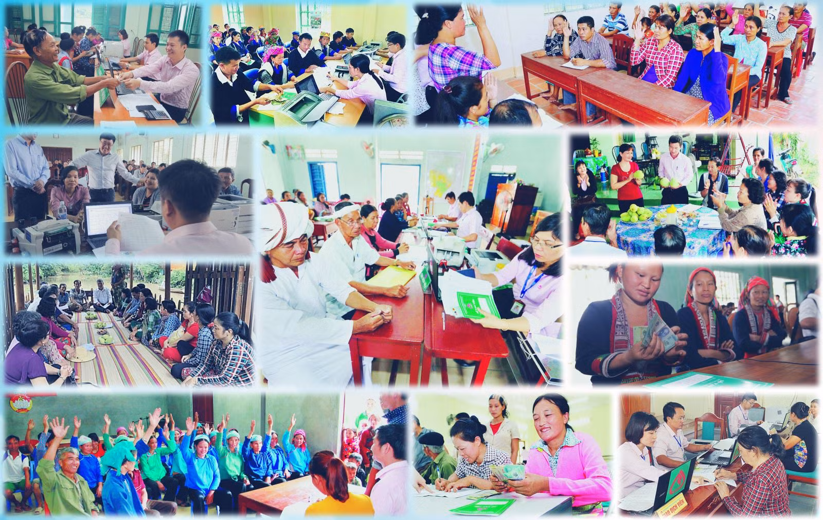 100% người nghèo và các đối tượng chính sách khác có nhu cầu và đủ điều kiện đều được tiếp cận với các sản phẩm dịch vụ do NHCSXH cung cấp. Nguồn vốn tín dụng chính sách tập trung ưu tiên cho vay các xã vùng đồng bào dân tộc thiểu số, vùng đặc biệt khó khăn, vùng sâu, vùng xa, biên giới.