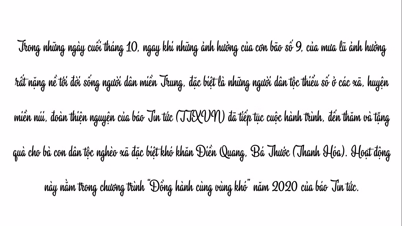 Ấm áp Điền Quang trong chương trình 'Đồng hành cùng vùng khó' của báo Tin tức ảnh 1