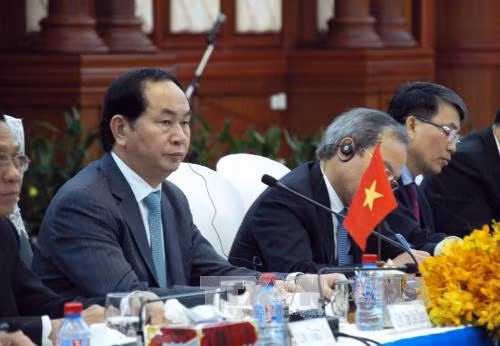 Bộ trưởng Bộ Công an Trần Đại Quang thăm Campuchia ảnh 1