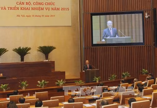 Văn phòng quốc hội triển khai nhiệm vụ 2015 ảnh 1