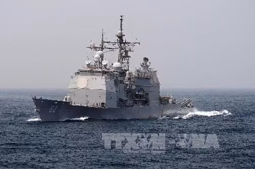 Mỹ triển khai tàu tuần dương tên lửa dẫn đường tại Yokosuka ảnh 1