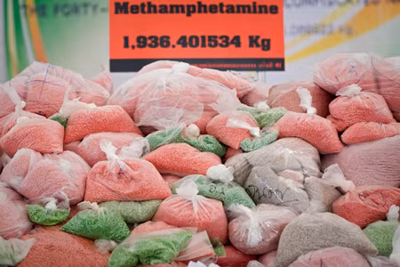 Thái Lan phá băng buôn ma túy, tiêu diệt 8 đối tượng ảnh 1