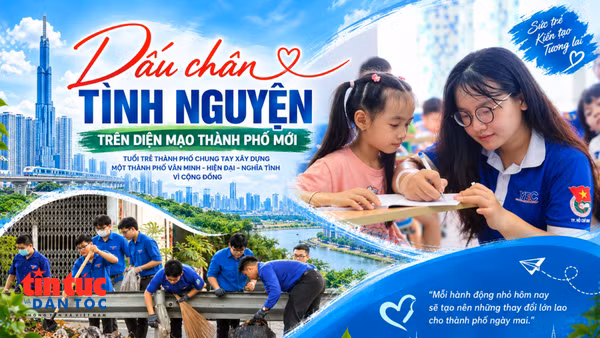Dấu chân tình nguyện trên diện mạo thành phố mới