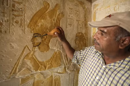 Ai Cập phát hiện lăng mộ nhà văn thời Pharaoh ảnh 1