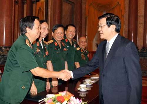 Chủ tịch nước tiếp đoàn đại biểu Hội Truyền thống Trường Sơn ảnh 1