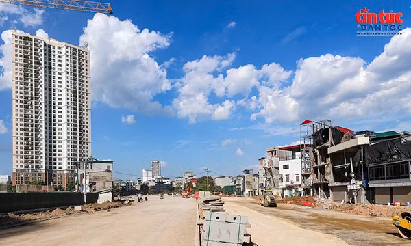 Vành đai 2,5 đoạn Cầu Giấy tăng tốc, hướng tới thông xe dịp 10/10