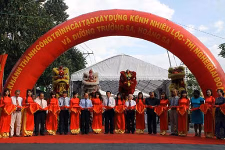Khánh thành kênh Nhiêu Lộc - Thị Nghè và đường Hoàng Sa, Trường Sa ảnh 1
