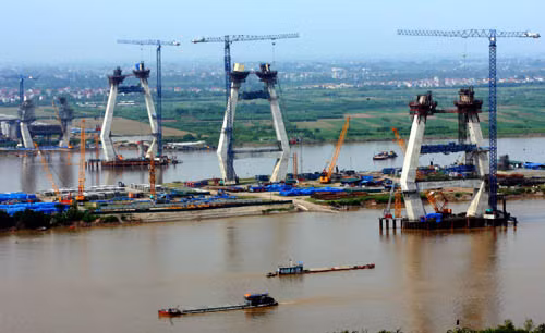 Tháng 8 trên công trường cầu Nhật Tân ảnh 5