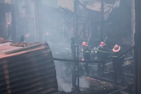 Cháy ở Vọng Hà là do đốt vàng mã ảnh 12