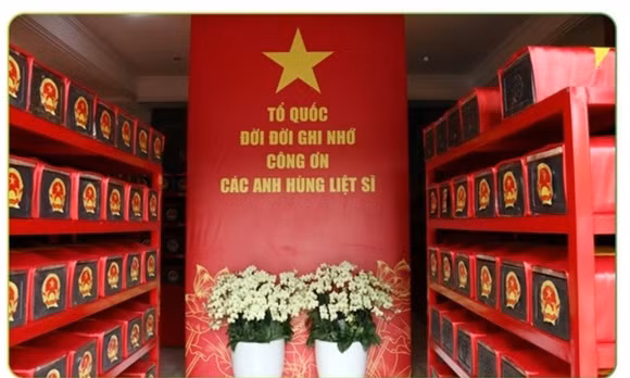 Đã quy tập 664 hài cốt liệt sĩ tại công viên Lê Thị Riêng