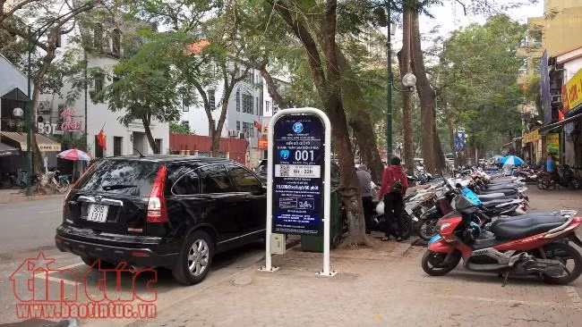 Hà Nội đồng loạt cấp phép điểm trông giữ xe có ứng dụng Iparking ảnh 1