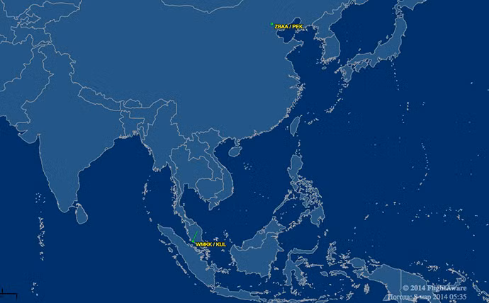 Máy bay Malaysia chở 239 người mất tích trên không phận Việt Nam? ảnh 2