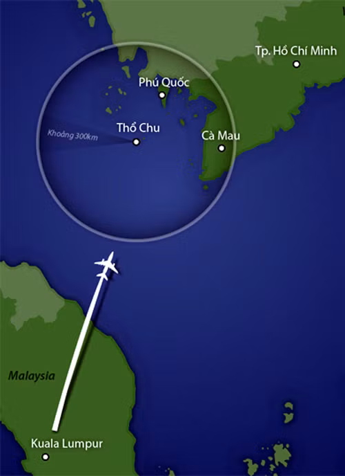 Tàu Hải quân Việt Nam đã có mặt ở địa điểm nghi máy bay Malaysia bị nạn ảnh 1
