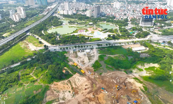 Toàn cảnh xây dựng Bảo tàng Đảng Cộng sản Việt Nam.