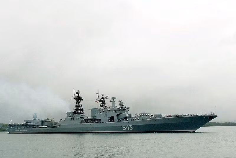 Tàu chiến Nga thăm cảng Hàn Quốc ảnh 1