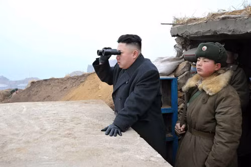 Loạt ảnh Kim Jong Un thị sát nơi tiền tuyến ảnh 7
