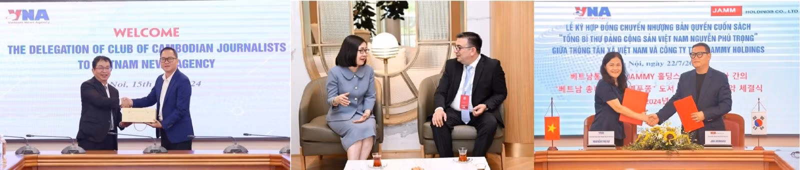 TTXVN tăng cường phát huy hiệu quả các mối quan hệ hợp tác với các cơ quan báo chí, các hãng thông tấn, các đơn vị xuất bản nước ngoài.
