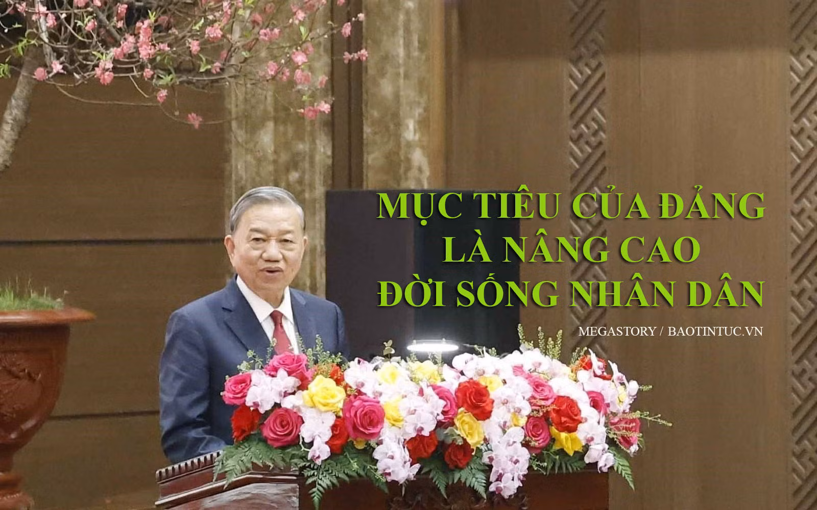 Mục tiêu của Đảng là nâng cao đời sống Nhân dân