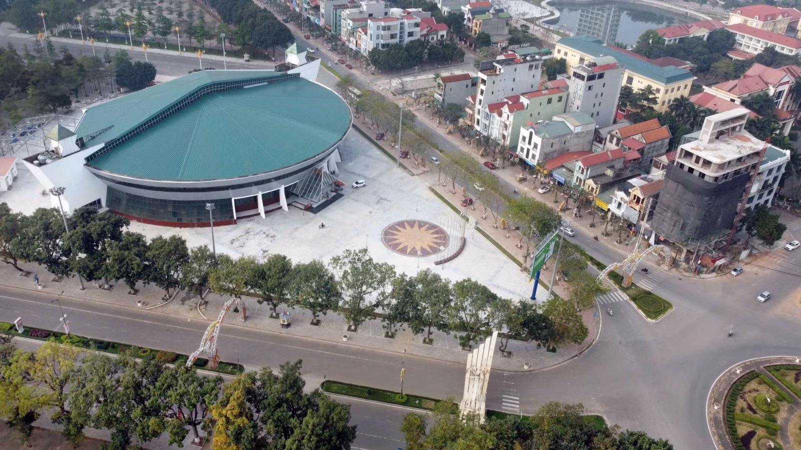Nhà thi đấu tỉnh Vĩnh Phúc được nâng cấp, cải tạo để phục vụ SEA Games 31.