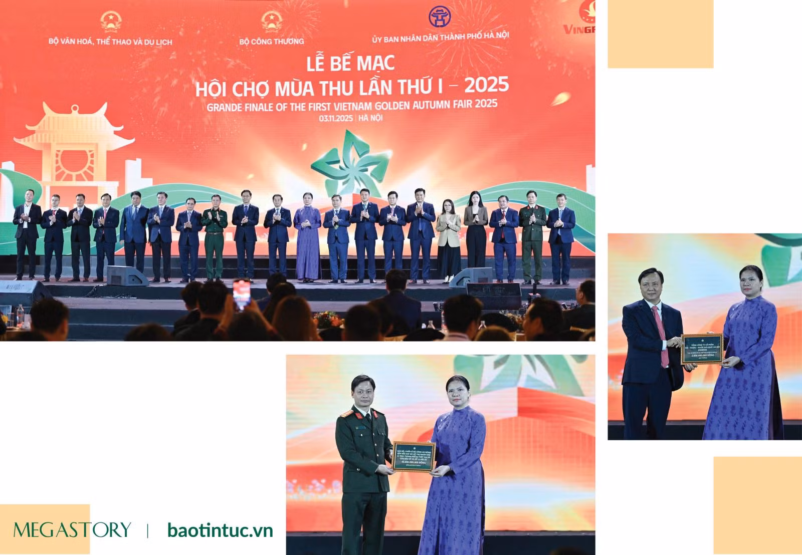 Ban tổ chức Hội chợ đã nhận được khoảng 400 tỷ đồng, hỗ trợ bà con cho đồng bào bão lũ ở miền Trung.