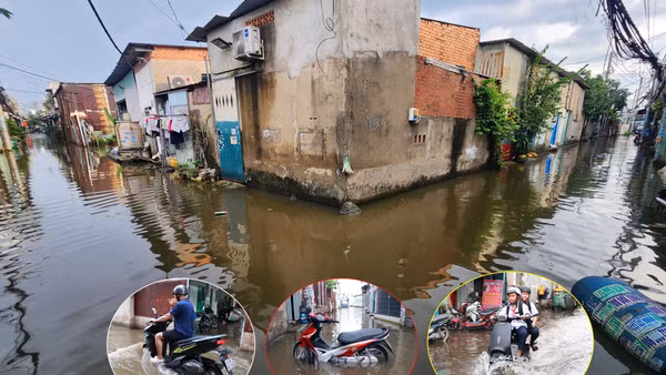 Người dân TP Hồ Chí Minh chật vật vì ngập kéo dài gần 1 tuần.