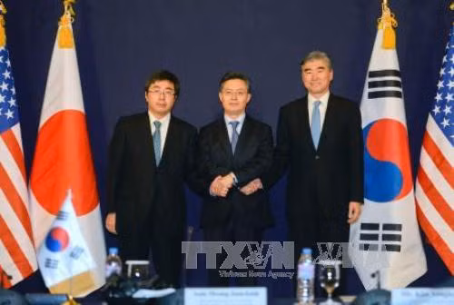 Hàn-Mỹ-Nhật họp bàn đối phó vụ Triều Tiên thử bom H ảnh 1
