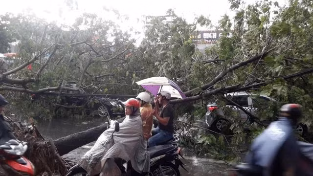 Hà Nội hỗn loạn sau dông lốc, 1 người chết, 3 bị thương ảnh 6