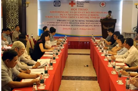 Khởi động dự án Quản lý rủi ro thảm họa dựa vào cộng đồng tại Quảng Bình ảnh 1