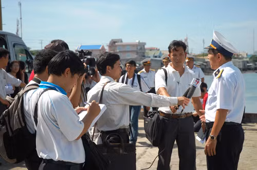 Tác nghiệp ở Trường Sa ảnh 1