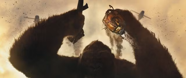 Lộ clip King Kong chiến đấu quái vật gớm ghiếc trên đầm nước Ninh Bình ảnh 6