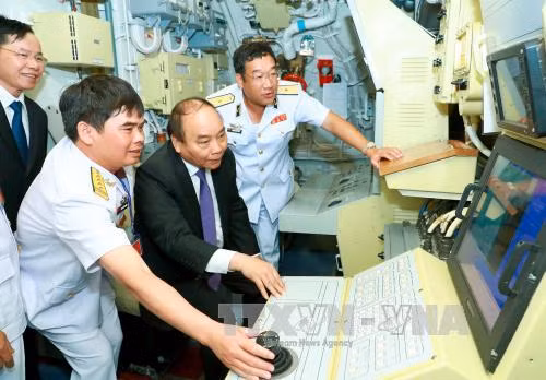 Thủ tướng dự Lễ Thượng cờ hai tàu ngầm Đà Nẵng và Bà Rịa - Vũng Tàu ảnh 5